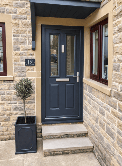 Replacement door fitted to a Stirling home