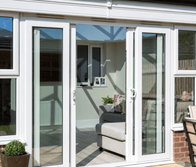Patio doors for stitling homes